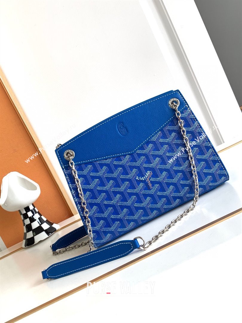 Goyard Rouette Structure Mini Bag 8818 Blue 2023 Top (ZH-239643)