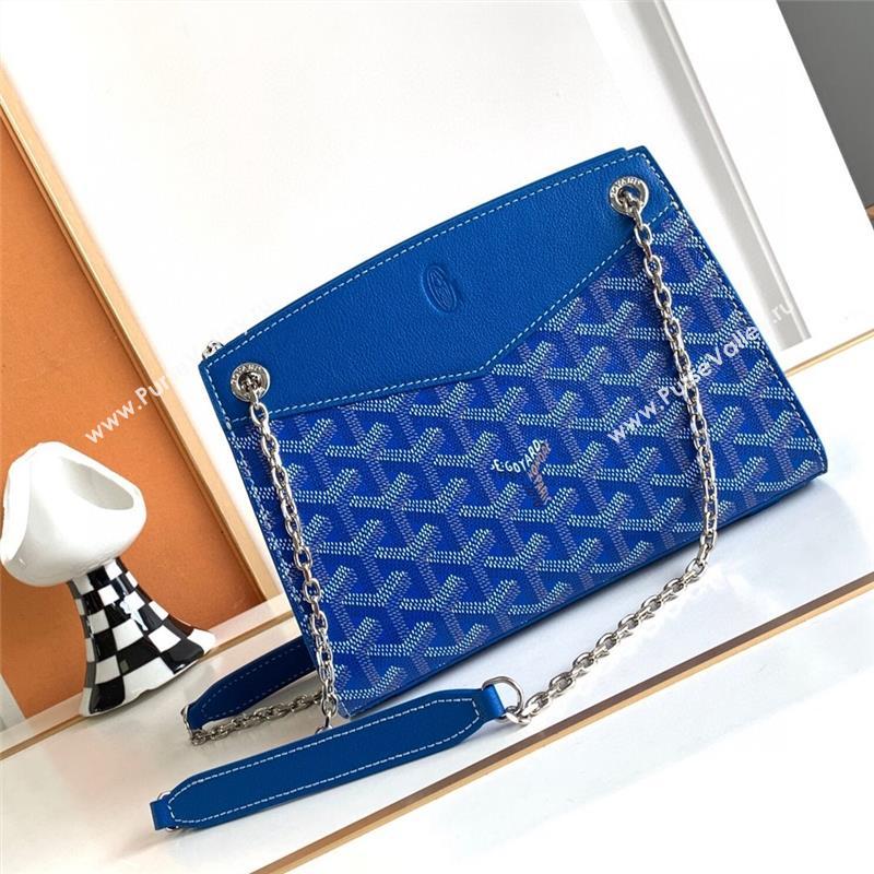 Goyard Rouette Structure Mini Bag 8818 Blue 2023 Top (ZH-239643)