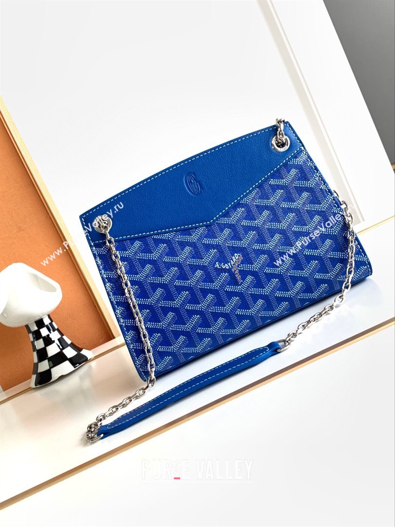 Goyard Rouette Structure Mini Bag 8818 Blue 2023 Top (ZH-239643)