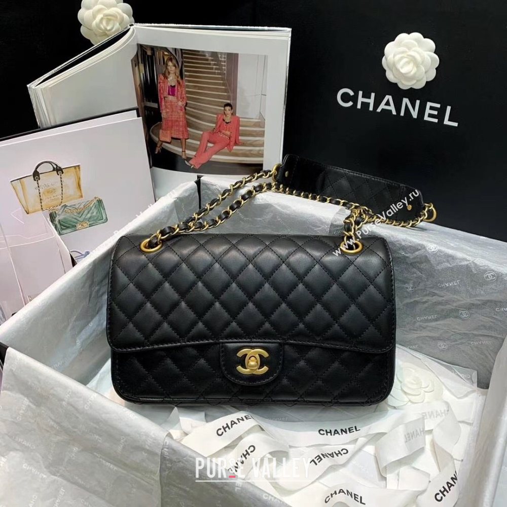 Chanel Quilted Calfskin Flap Bag AS2229 Black Leather 2020 (JY-20112088)