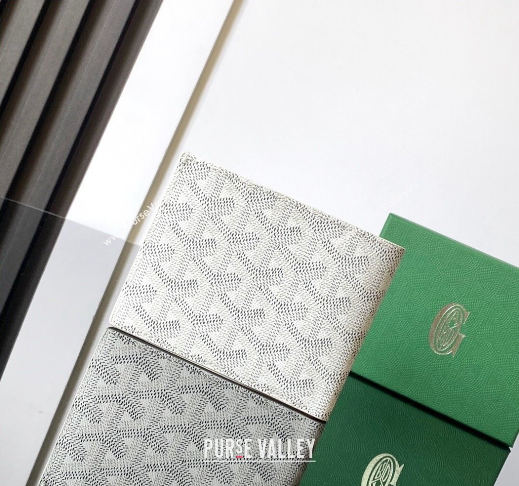 Goyard Saint-Florentin Compact Wallet White 2024 GY3311 (ZHANG-240920121)