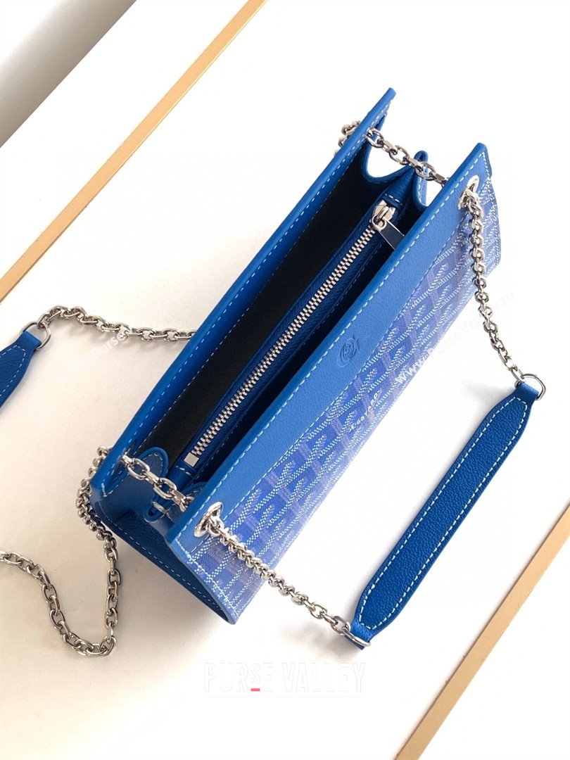 Goyard Rouette Structure Mini Bag 8818 Blue 2023 Top (ZH-239643)