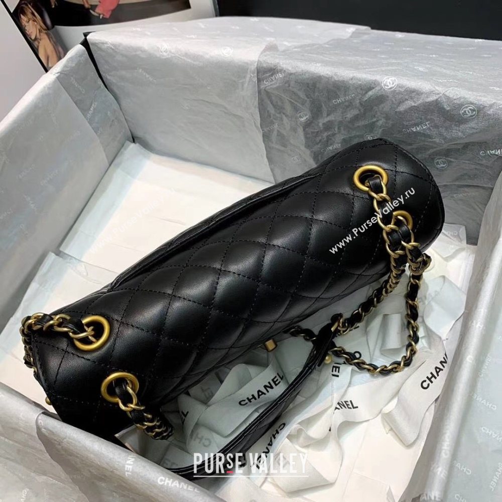 Chanel Quilted Calfskin Flap Bag AS2229 Black Leather 2020 (JY-20112088)