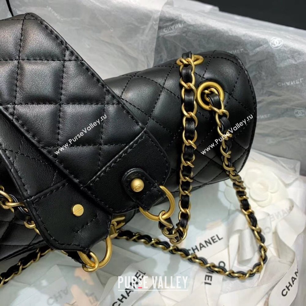 Chanel Quilted Calfskin Flap Bag AS2229 Black Leather 2020 (JY-20112088)