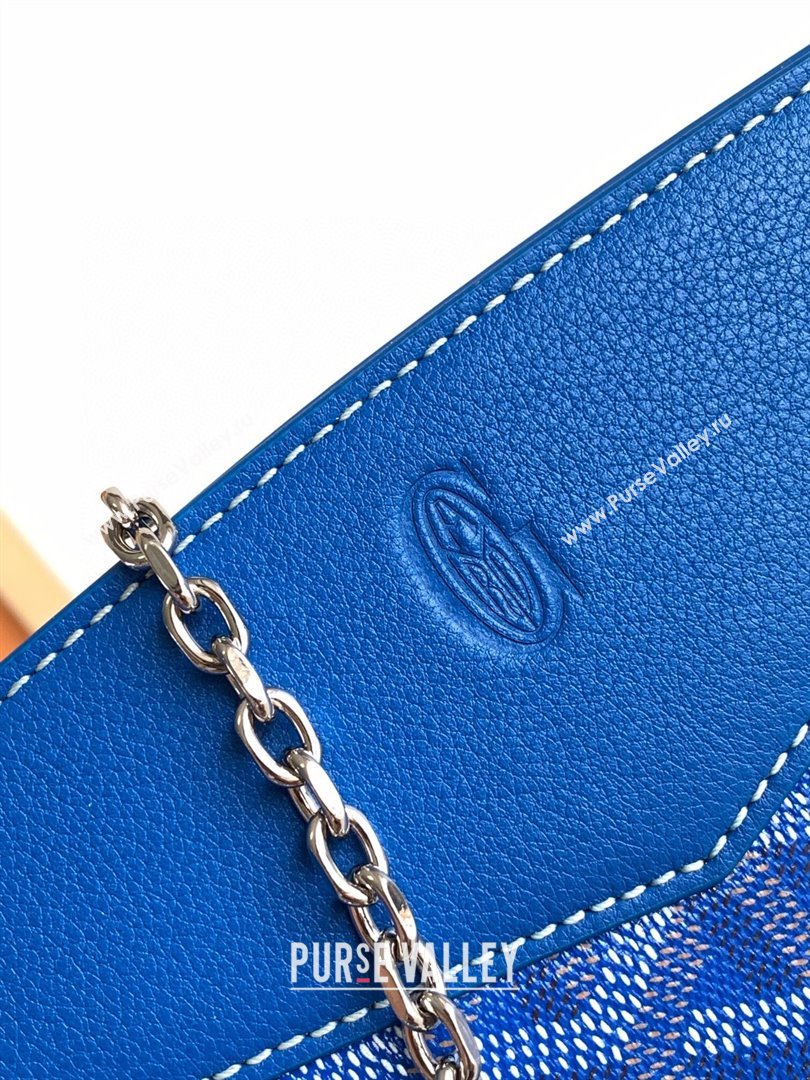 Goyard Rouette Structure Mini Bag 8818 Blue 2023 Top (ZH-239643)