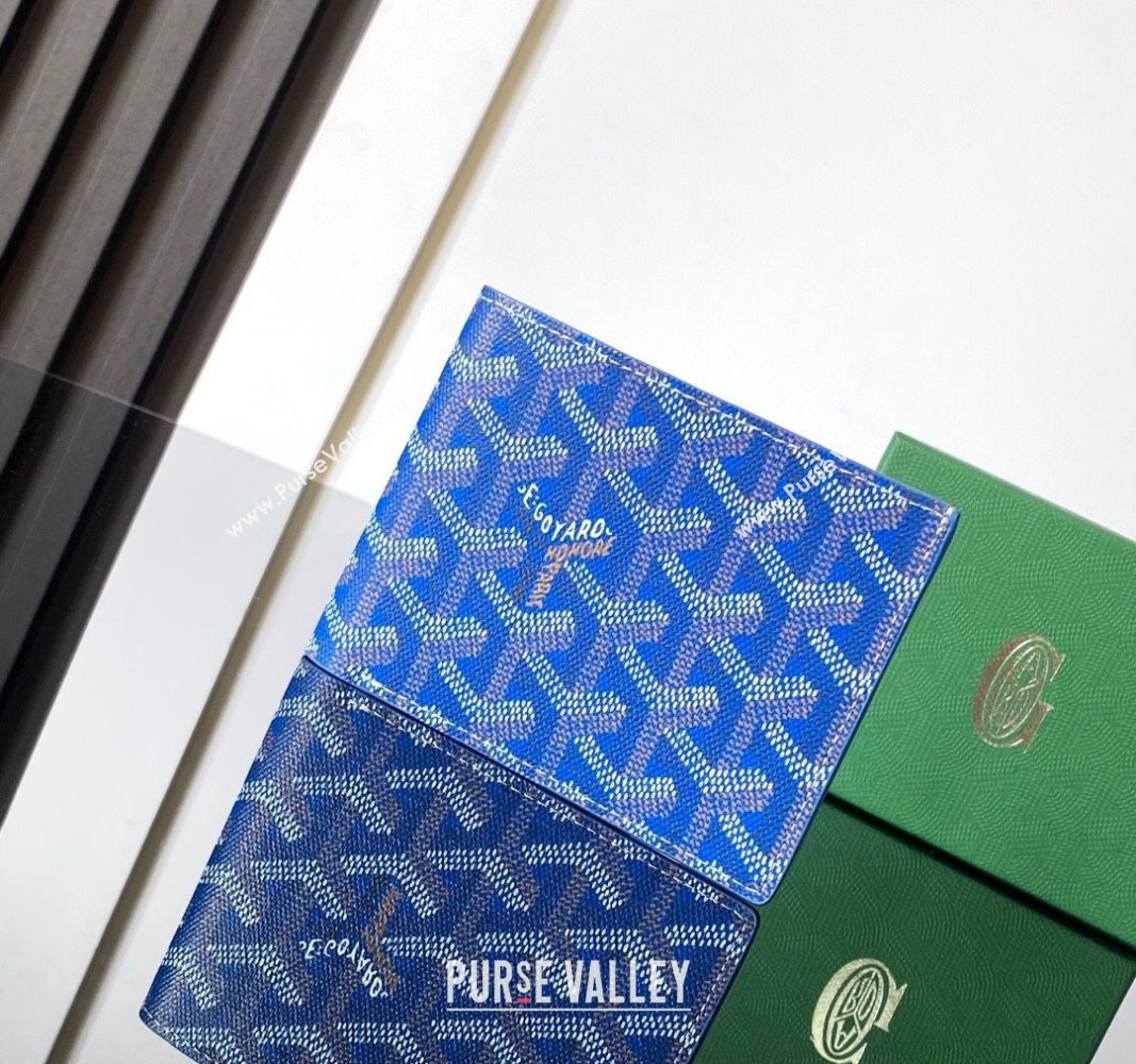 Goyard Saint-Florentin Compact Wallet Sky Blue 2024 GY3311 (ZHANG-240920122)