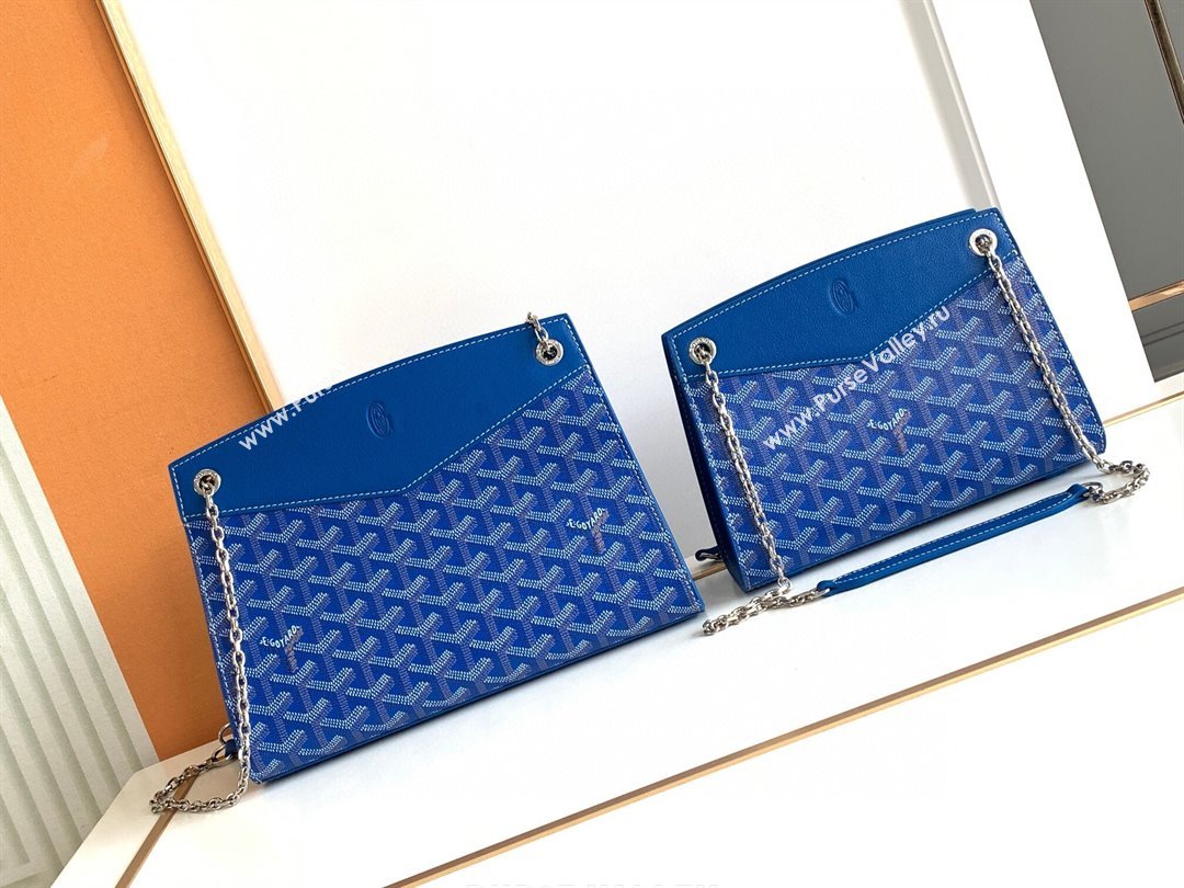 Goyard Rouette Structure Mini Bag 8818 Blue 2023 Top (ZH-239643)