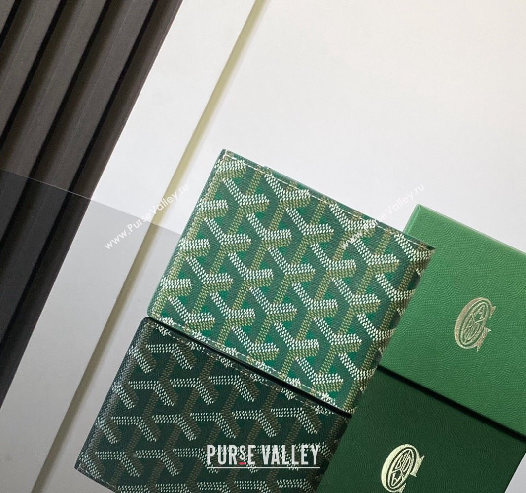 Goyard Saint-Florentin Compact Wallet Green 2024 GY3311 (ZHANG-240920123)