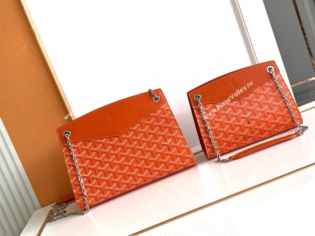 Goyard Rouette Structure PM Bag 8818 Orange 2023 Top (ZH-239623)