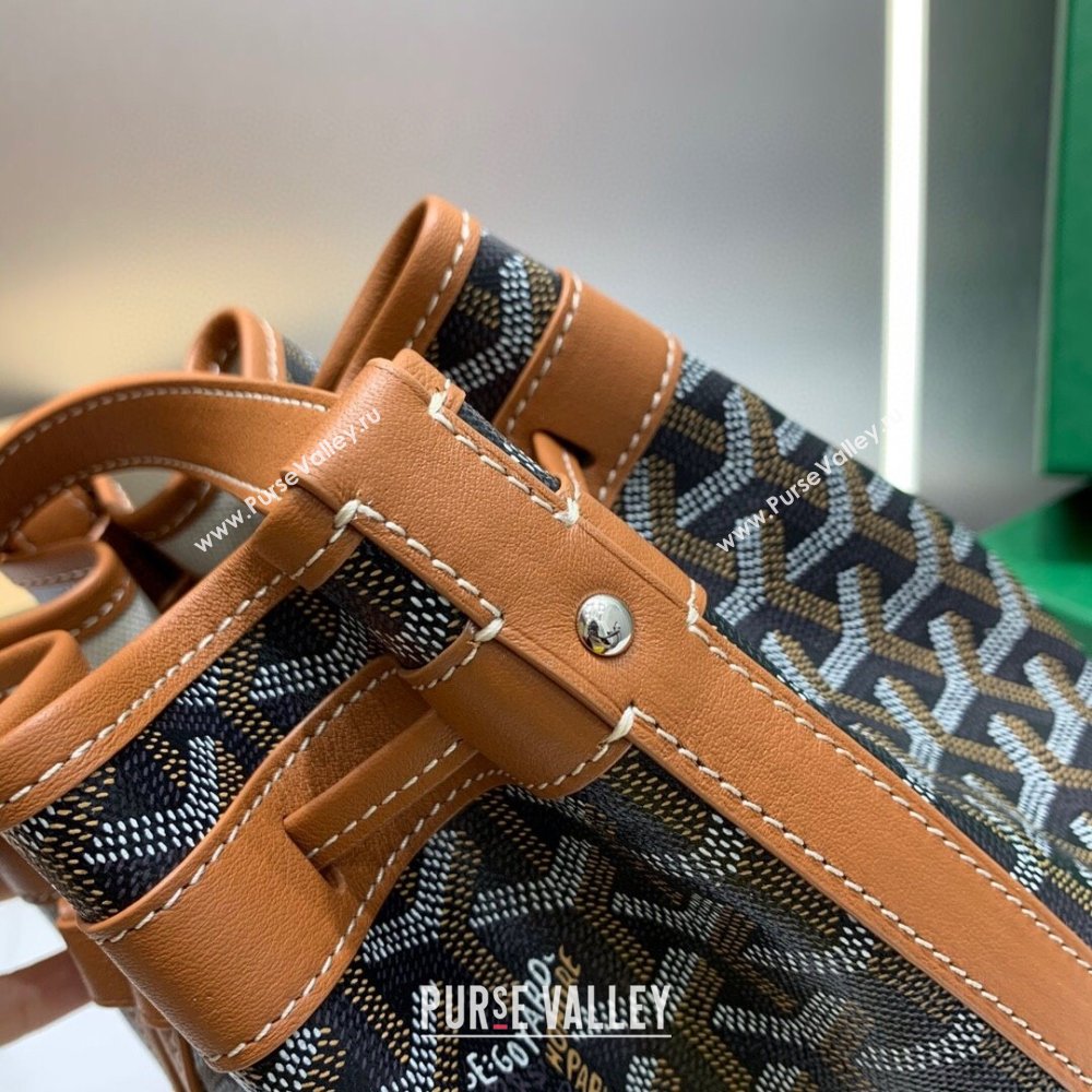 Goyard Petit Flot Bucket Bag 020196 Black/Brown 2023 Top (ZH-239606)