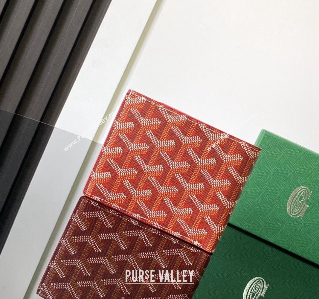 Goyard Saint-Florentin Compact Wallet Red 2024 GY3311 (ZHANG-240920124)