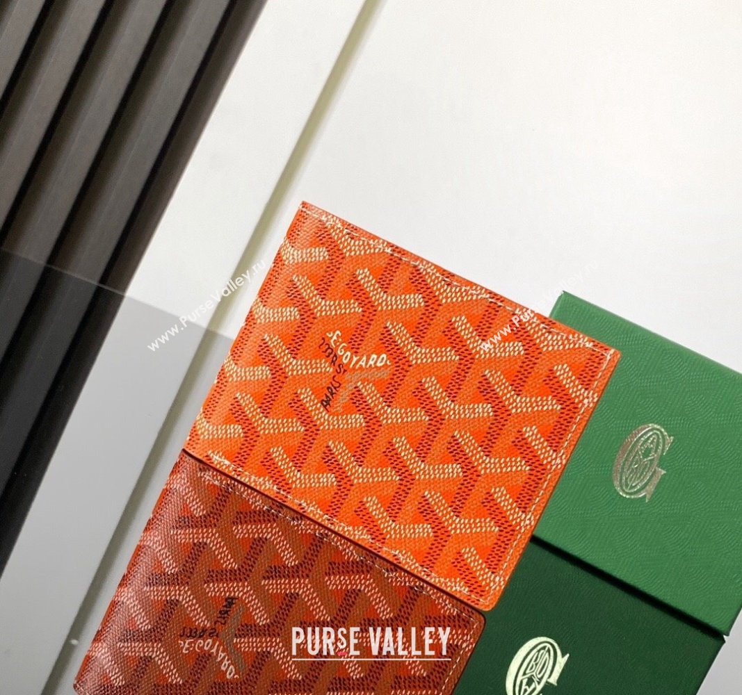 Goyard Saint-Florentin Compact Wallet Orange 2024 GY3311 (ZHANG-240920125)