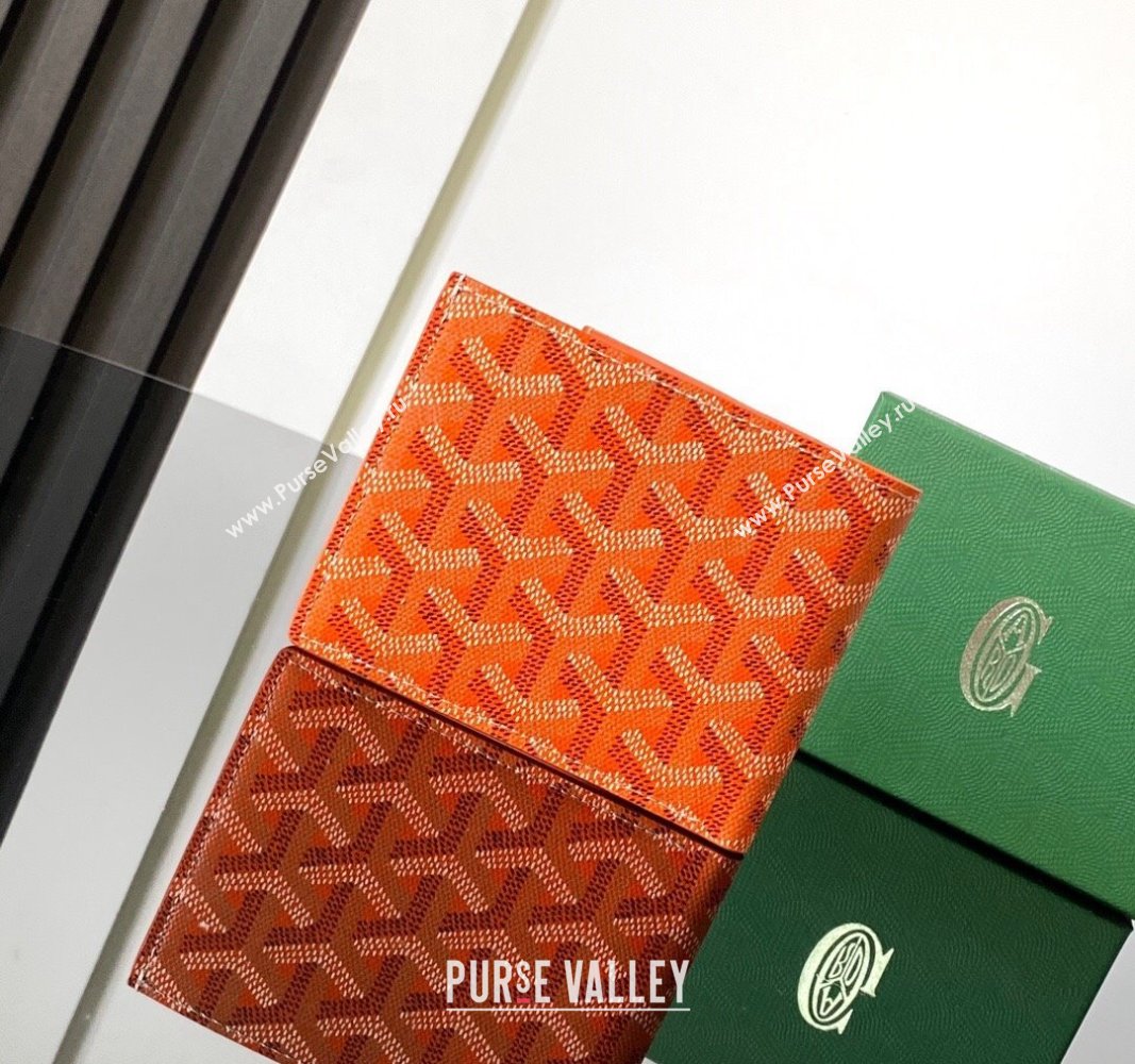 Goyard Saint-Florentin Compact Wallet Orange 2024 GY3311 (ZHANG-240920125)