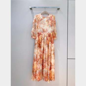 Zimmermann Silk Dress Z9701 Orange 2023 (Q-239701)