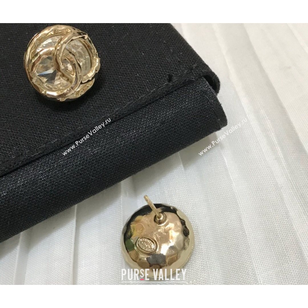 Chanel CC Stud Earrings Gold 2021 082501 (YF-21082501)