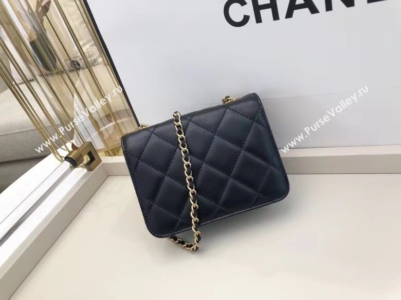 Chanel Quilted Calfskin Resin Stone Small Flap Bag AS2251 Black/Green/Red 2020 TOP (SMJD-20112103)