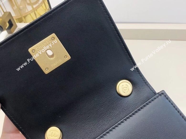 Chanel Quilted Calfskin Resin Stone Small Flap Bag AS2251 Black/Green/Red 2020 TOP (SMJD-20112103)