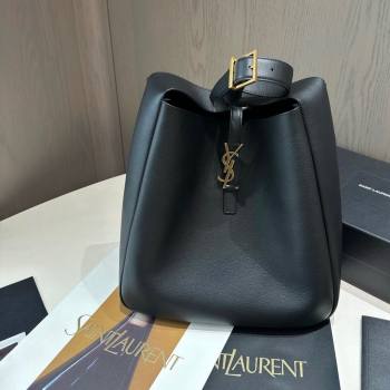 Saint Laurent LE 5 À 7 Supple Large Bag in Smooth Leather 753837 Black 2024 Top (HONGS-24050730)