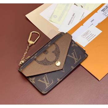 Louis Vuitton Monogram Canvas Card Holder Recto Verso Wallet M81303 Brown 2024 (K-24031212)