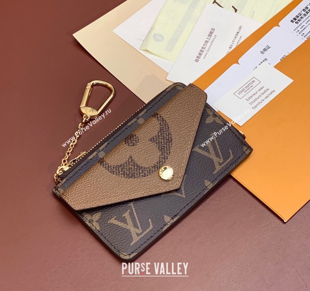 Louis Vuitton Monogram Canvas Card Holder Recto Verso Wallet M81303 Brown 2024 (K-24031212)