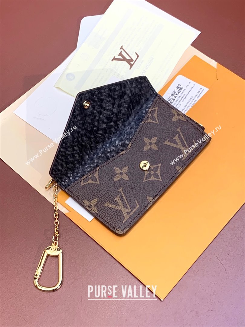 Louis Vuitton Monogram Canvas Card Holder Recto Verso Wallet M81303 Brown 2024 (K-24031212)