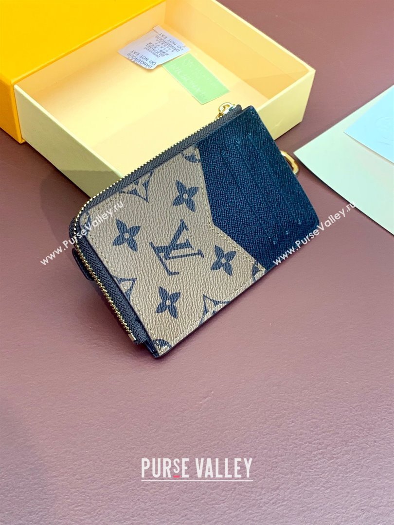 Louis Vuitton Monogram Canvas Card Holder Recto Verso Wallet M81303 Brown 2024 (K-24031212)