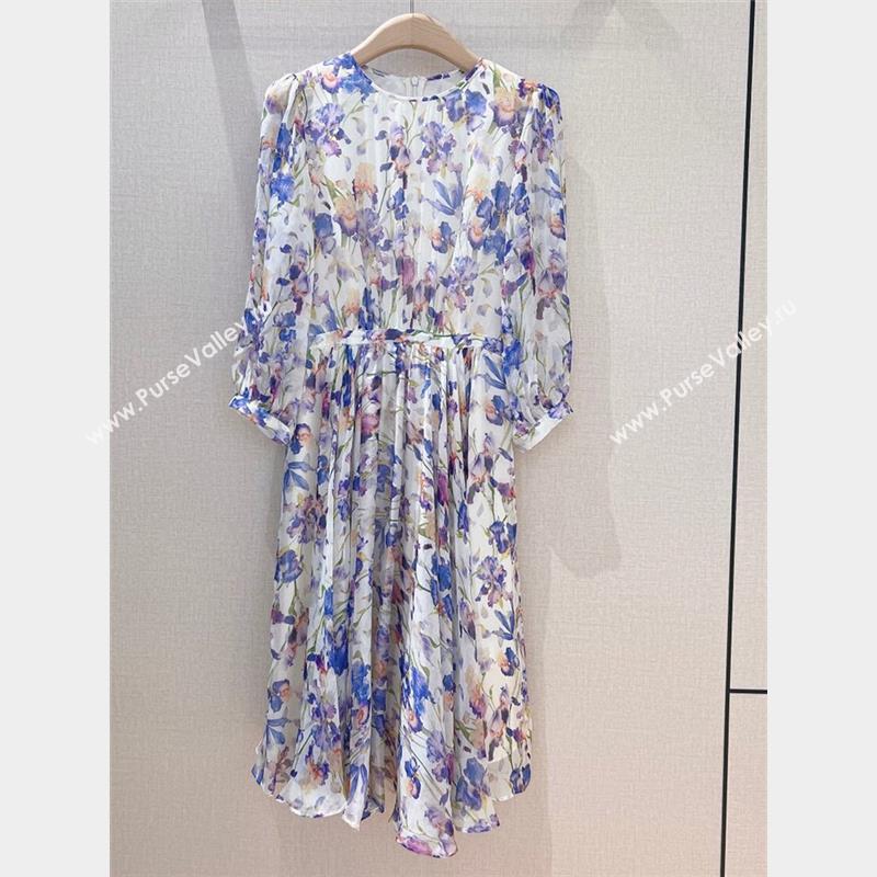 Zimmermann Silk Dress Z9705 Blue 2023 (Q-239705)