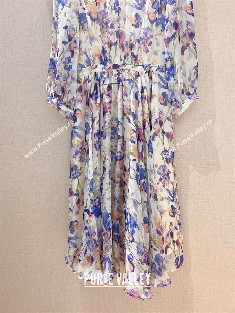 Zimmermann Silk Dress Z9705 Blue 2023 (Q-239705)