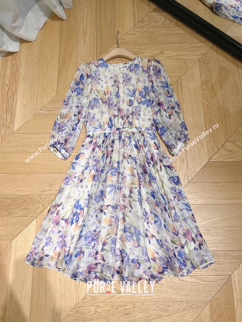 Zimmermann Silk Dress Z9705 Blue 2023 (Q-239705)