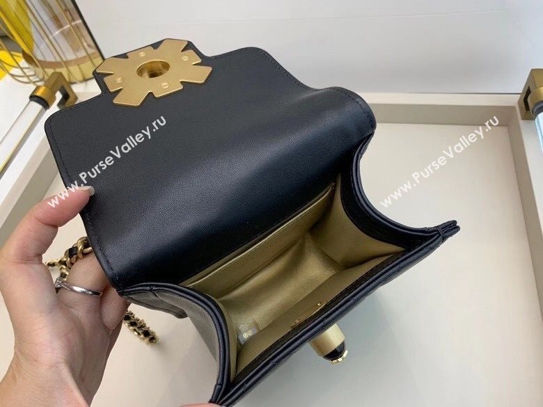 Chanel Quilted Calfskin Vertical Flap Bag with Resin Stone Charm AS1890 Black 2020 TOP (SMJD-20112115)