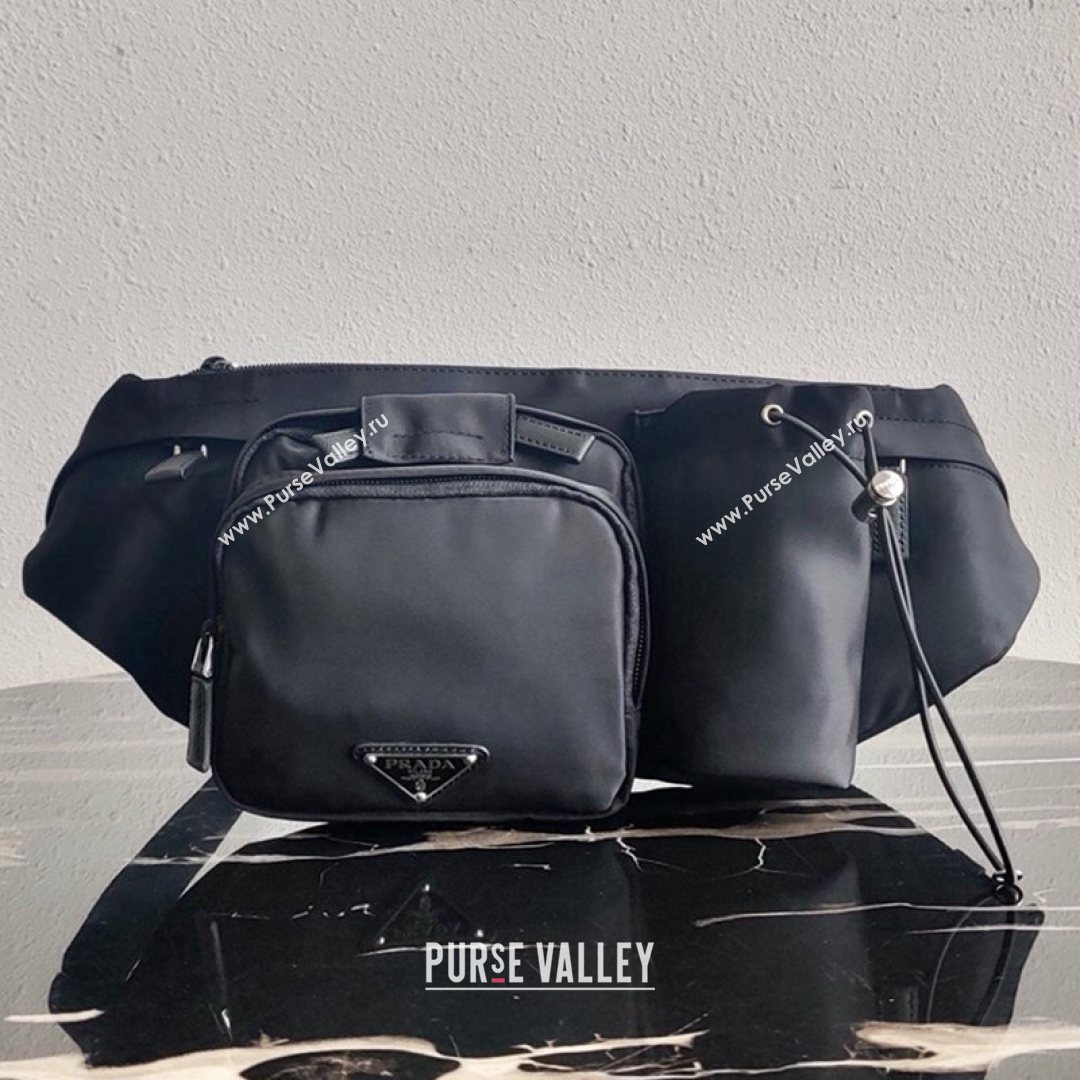 Prada Nylon Belt Bag VA0056 Black 2021 (YZ-21080416)