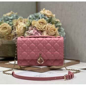 Dior My Dior Top Handle Bag Latte Cannage Lambskin Pink 2024 (XXG-24062832)