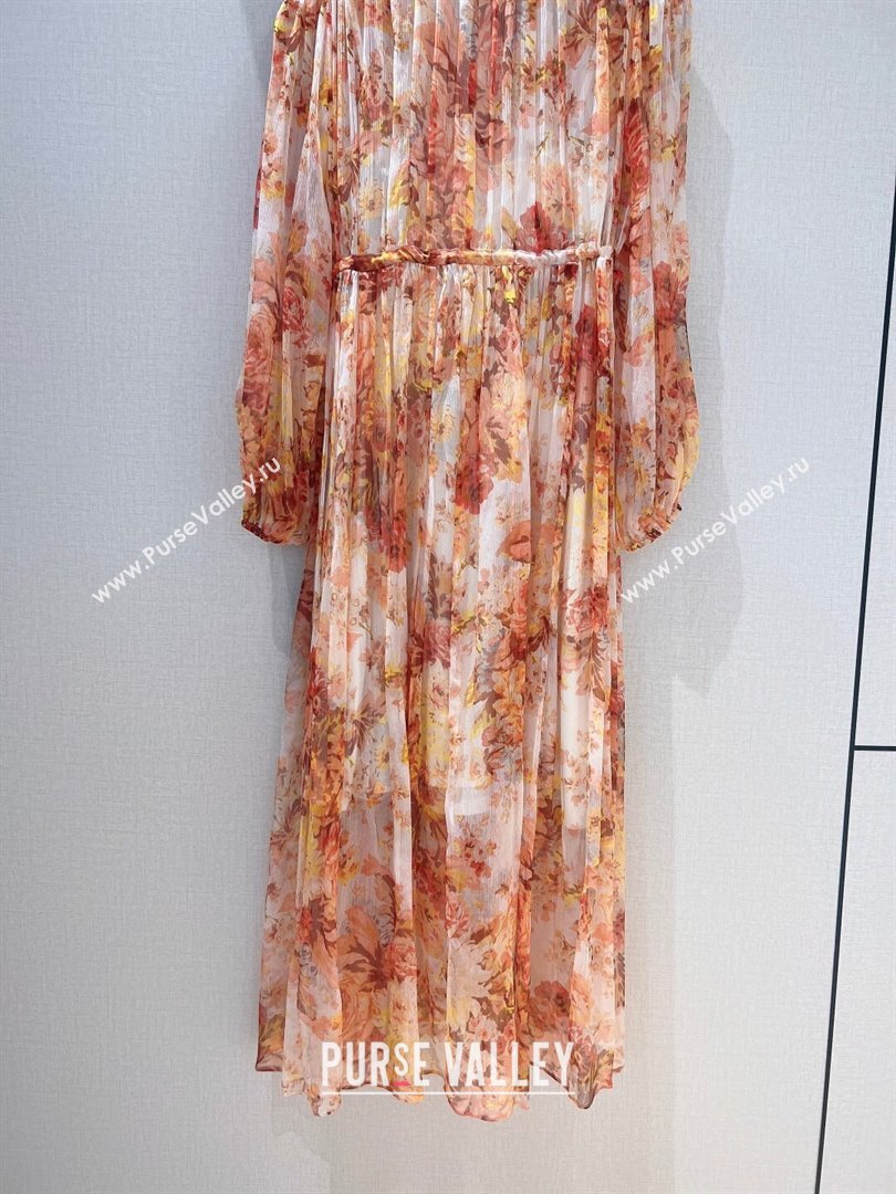 Zimmermann Silk Dress Z9702 Orange 2023 (Q-239702)