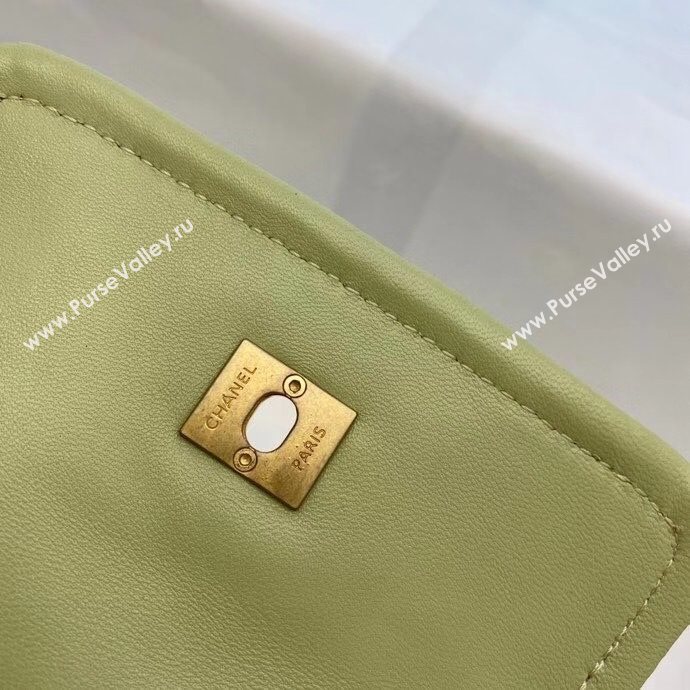 Chanel Quilted Lambskin Belt Bag with Metal Buttons A81018 Green 2020 (SMJD-20112301)