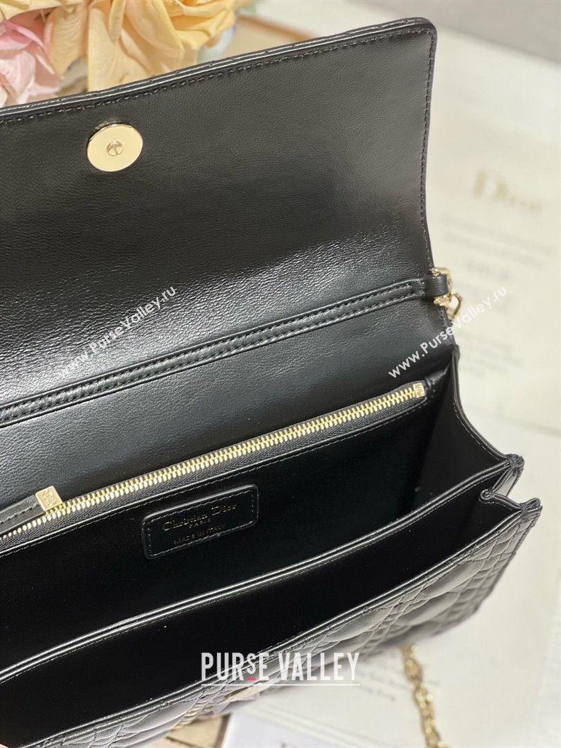 Dior My Dior Top Handle Bag in Latte Cannage Lambskin 0997 Black 2024 (XXG-24070231)