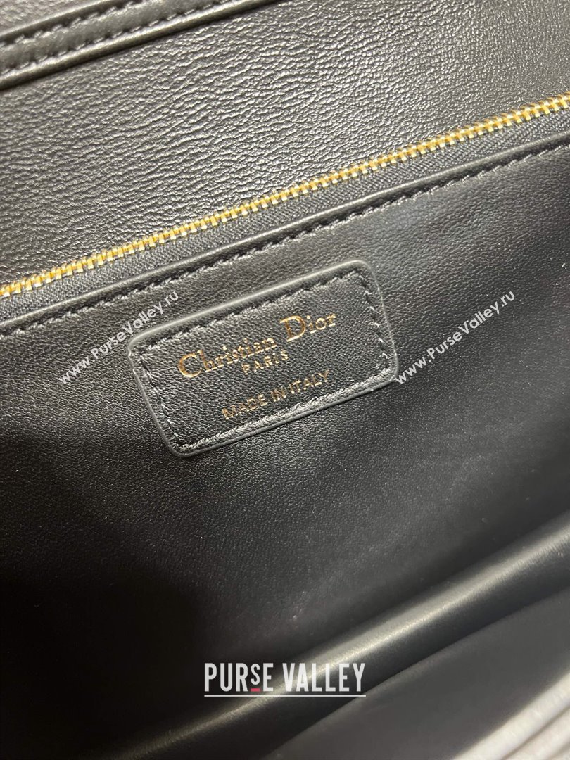 Dior My Dior Top Handle Bag in Latte Cannage Lambskin 0997 Black 2024 (XXG-24070231)