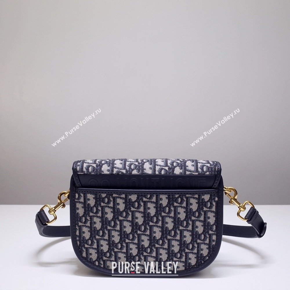 Dior Medium Dior Bobby Bag in Blue Dior Oblique Jacquard 2024 (XXG-24031207)
