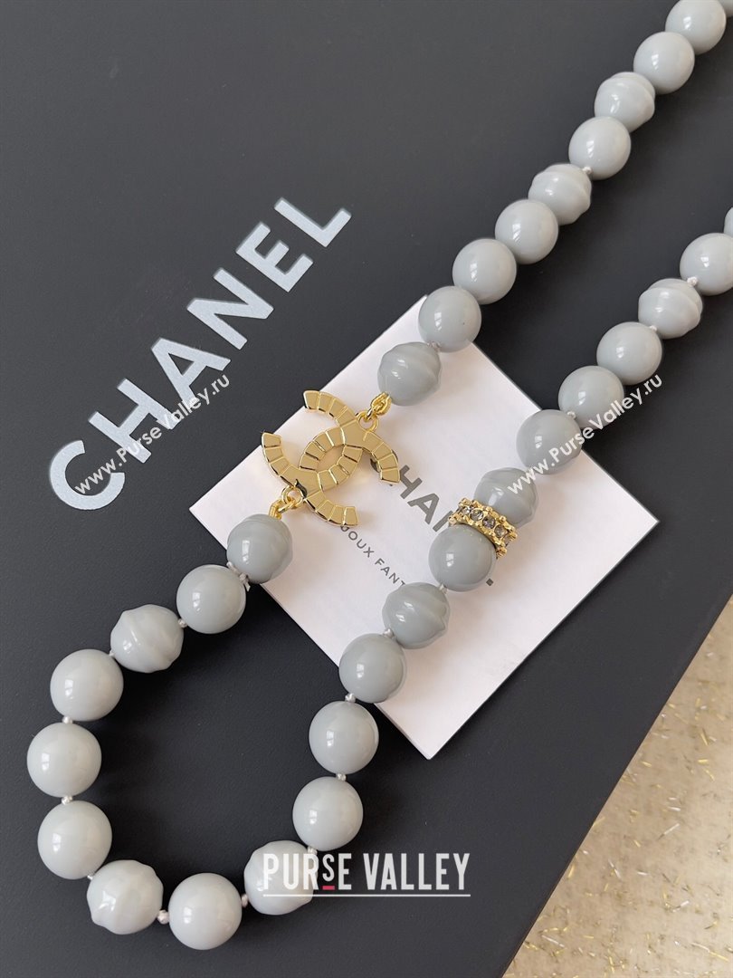 Chanel Necklace CH101047 Grey 2024 (YF-24101047)