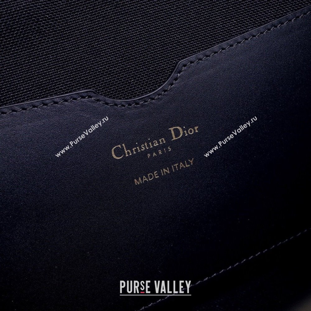 Dior Large Dior Bobby Bag in Blue Dior Oblique Jacquard 2024 (XXG-24031208)