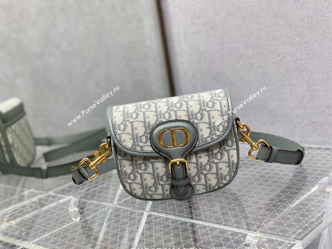 Dior Small Dior Bobby Bag in Grey Dior Oblique Jacquard 2024 (XXG-24031203)