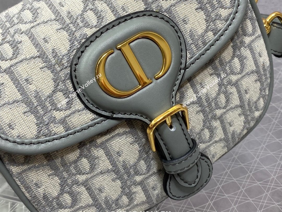 Dior Small Dior Bobby Bag in Grey Dior Oblique Jacquard 2024 (XXG-24031203)