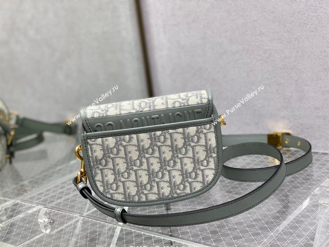 Dior Small Dior Bobby Bag in Grey Dior Oblique Jacquard 2024 (XXG-24031203)