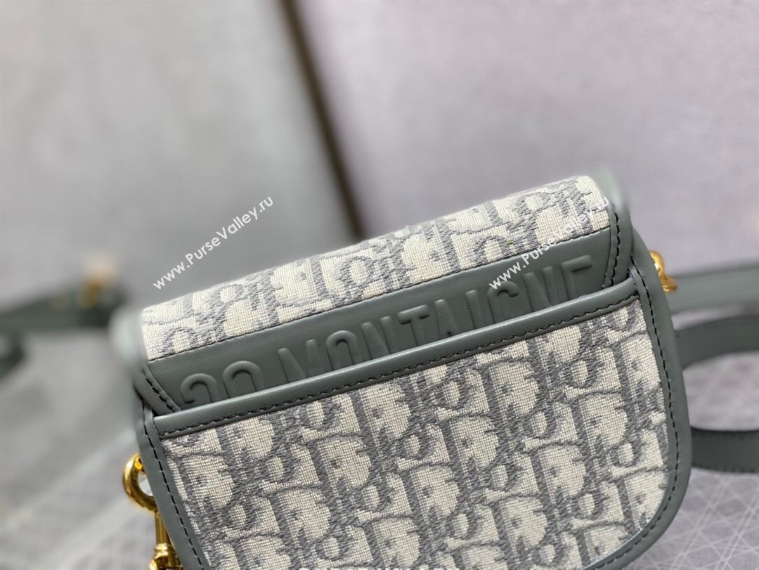 Dior Small Dior Bobby Bag in Grey Dior Oblique Jacquard 2024 (XXG-24031203)