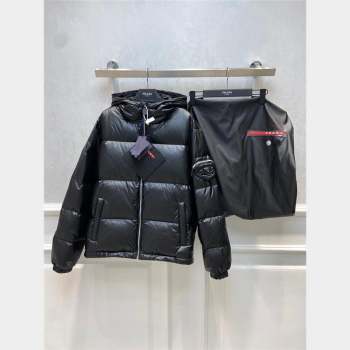 Prada Down Jacket for Women and Men P102638 Black 2023 (Q-23102638 )