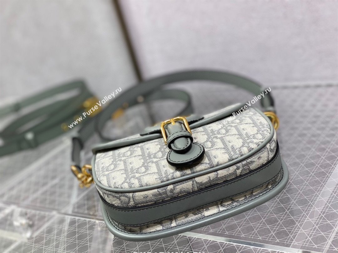 Dior Small Dior Bobby Bag in Grey Dior Oblique Jacquard 2024 (XXG-24031203)