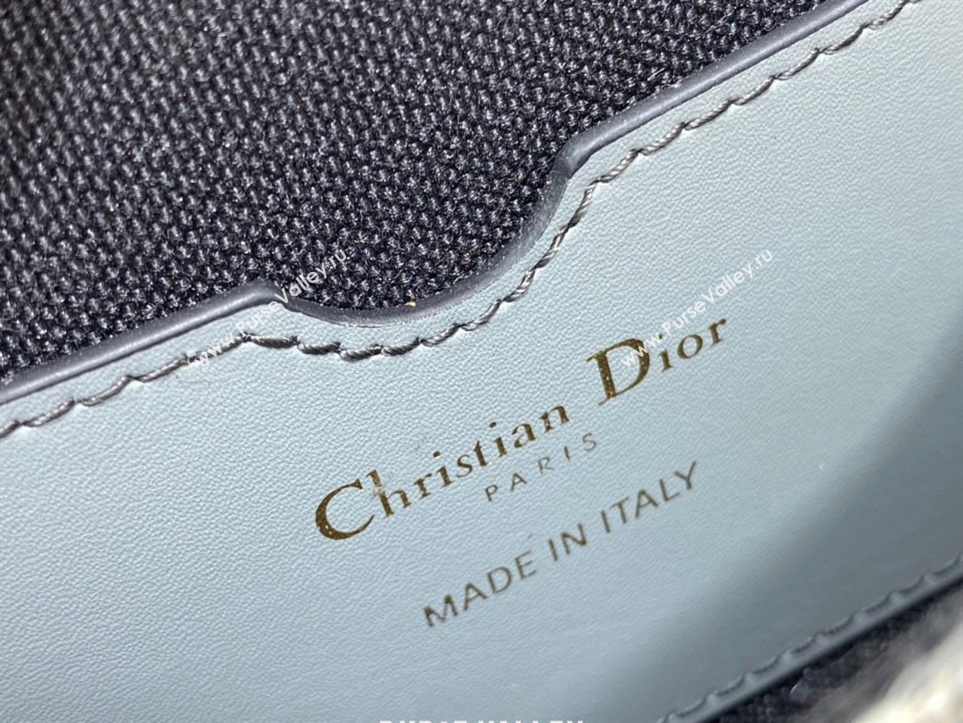 Dior Small Dior Bobby Bag in Grey Dior Oblique Jacquard 2024 (XXG-24031203)