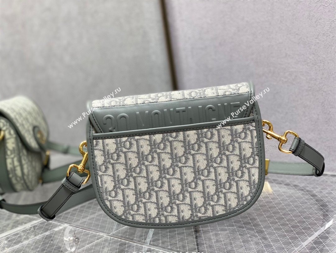 Dior Medium Dior Bobby Bag in Grey Dior Oblique Jacquard 2024 (XXG-24031204)