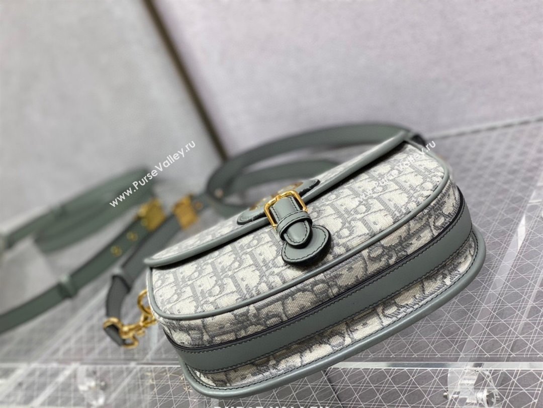 Dior Medium Dior Bobby Bag in Grey Dior Oblique Jacquard 2024 (XXG-24031204)