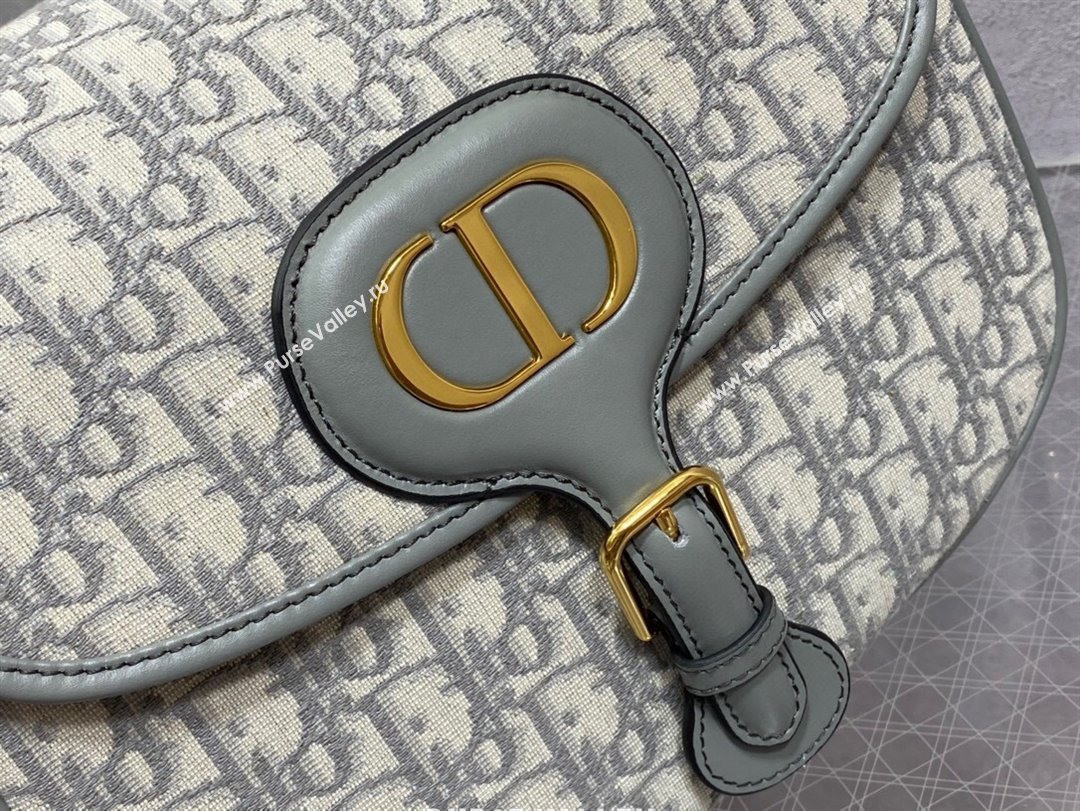 Dior Large Dior Bobby Bag in Grey Dior Oblique Jacquard 2024 (XXG-24031205)