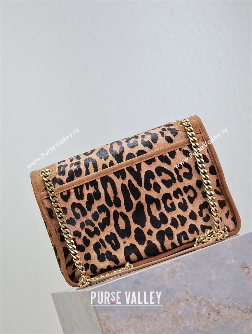 Saint Laurent Niki Medium Bag in Pony Hair Leather 633158 Leopard 2025 (MHUI-25022112)